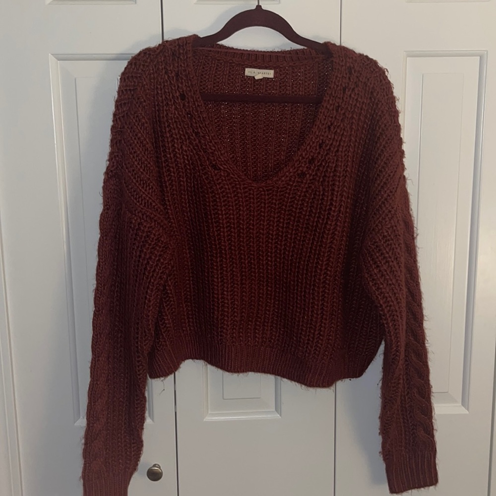 PACSUN Sweater -Maroon